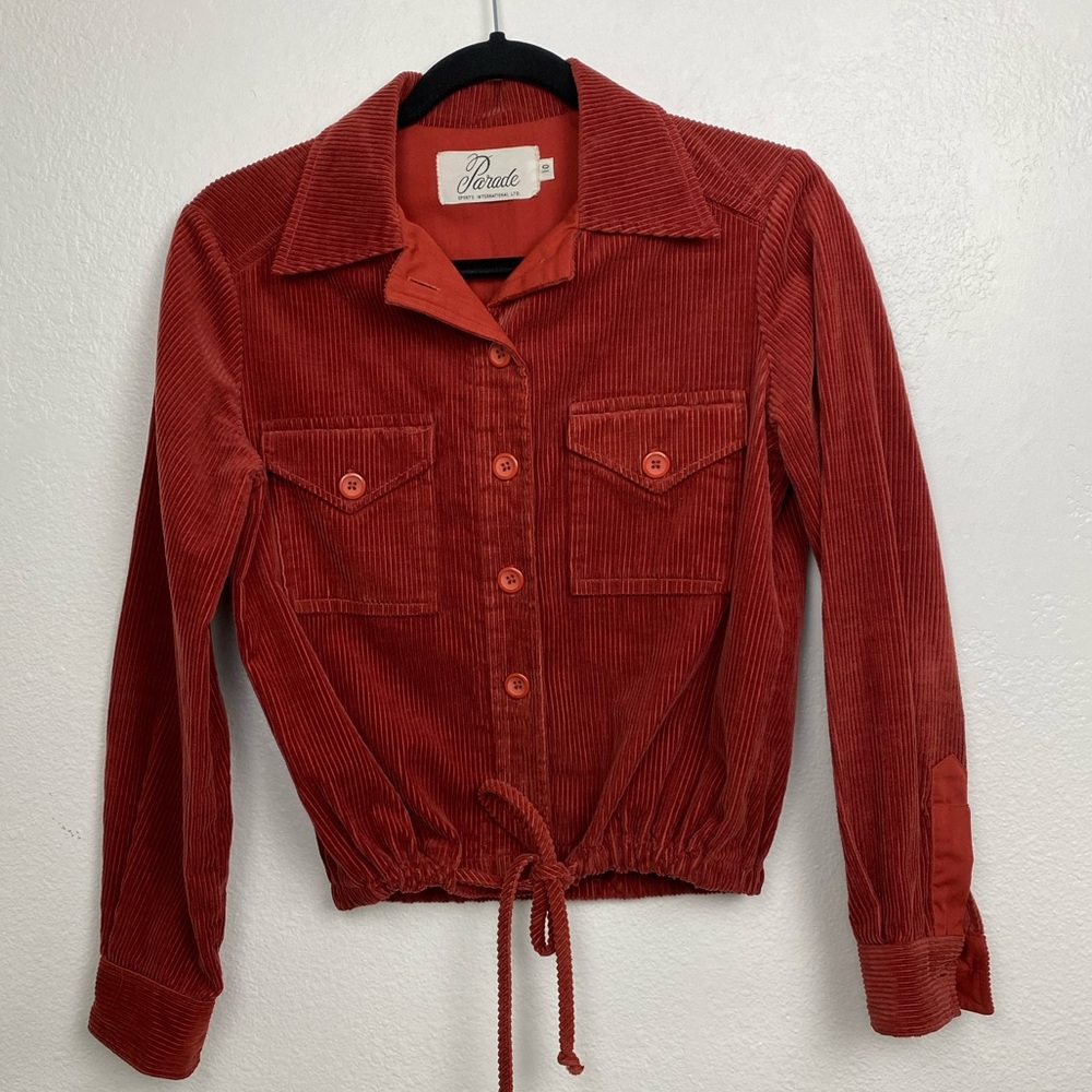 Vintage 2 piece corduroy skirt suit. Small/medium